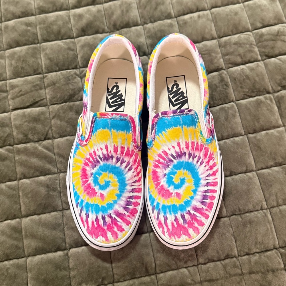 Vans Multicolor Tie-Dye Slip-Ons
